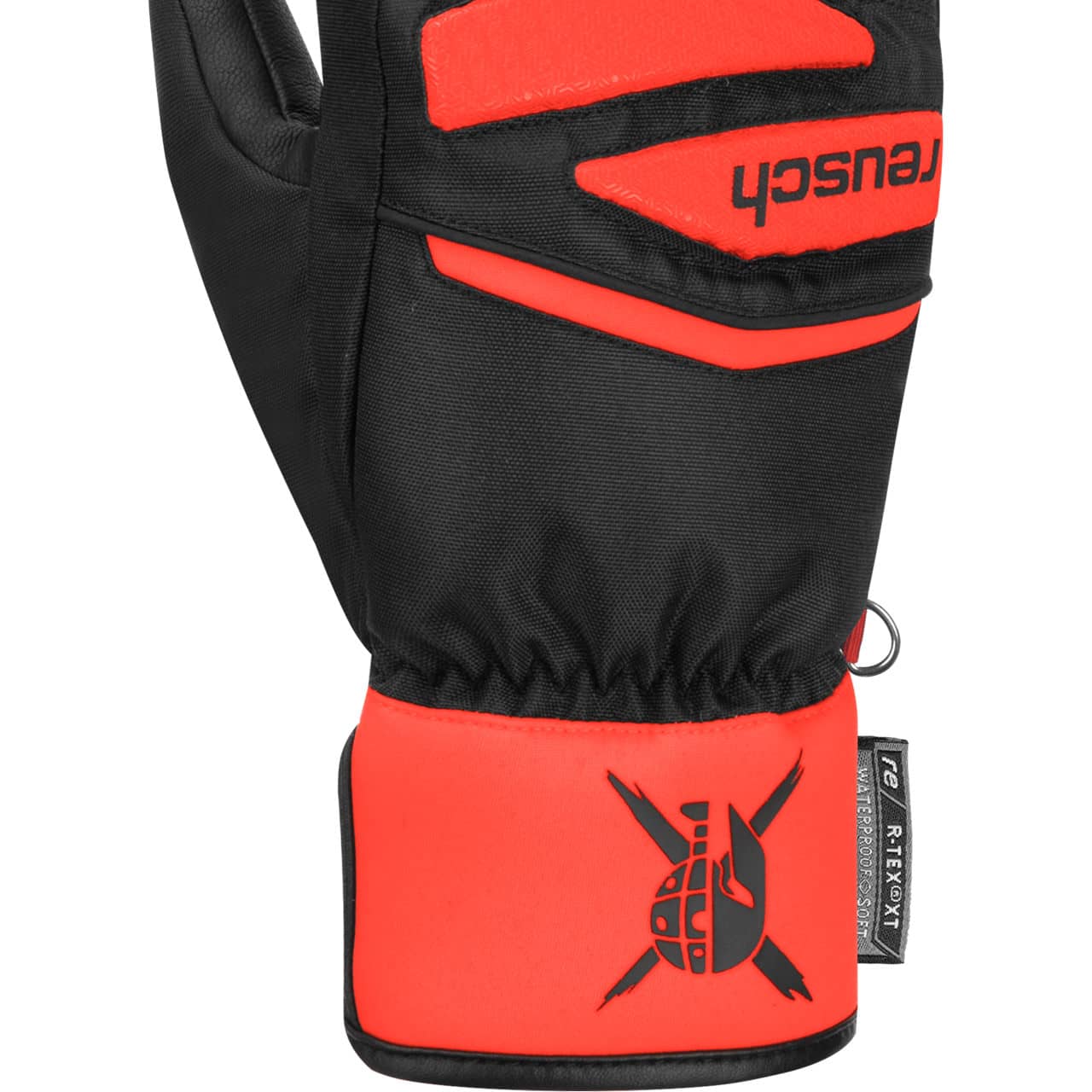 Reusch Junior Handschuh red | R black/fluo XT | PRIME AT XSPO | MARKEN WORLDCUP | R-TEX WARRIOR Reusch